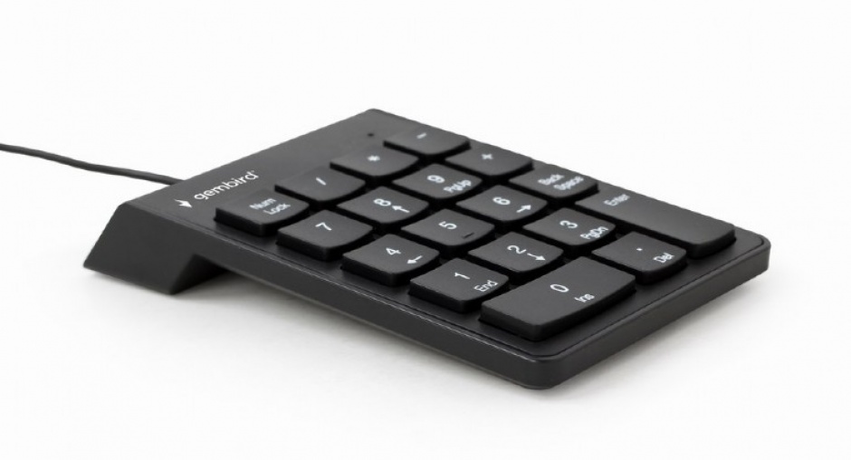 Imagine Tastatura numerica 18 taste USB 1.5m, Gembird KPD-U-02
